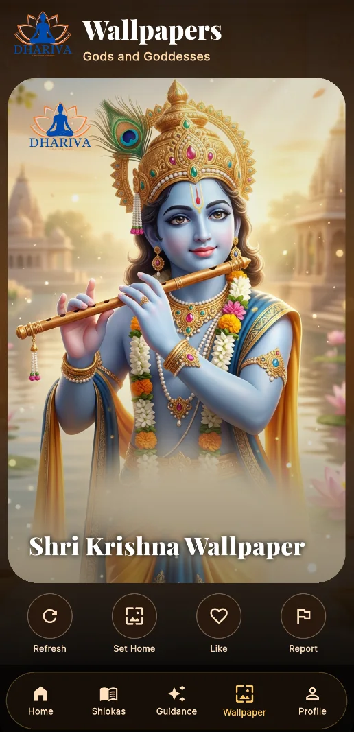 Devotional wallpaper in Dhariva Daily