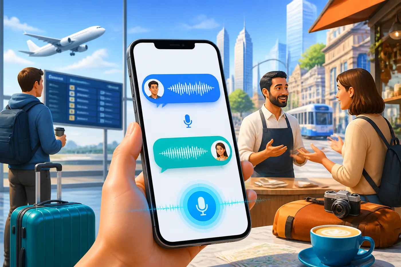 Live Tourist Translator AI app preview