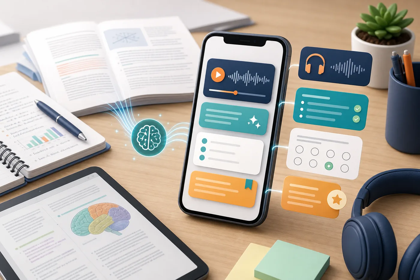 QuickRecap - AI Study Recaps AI app preview